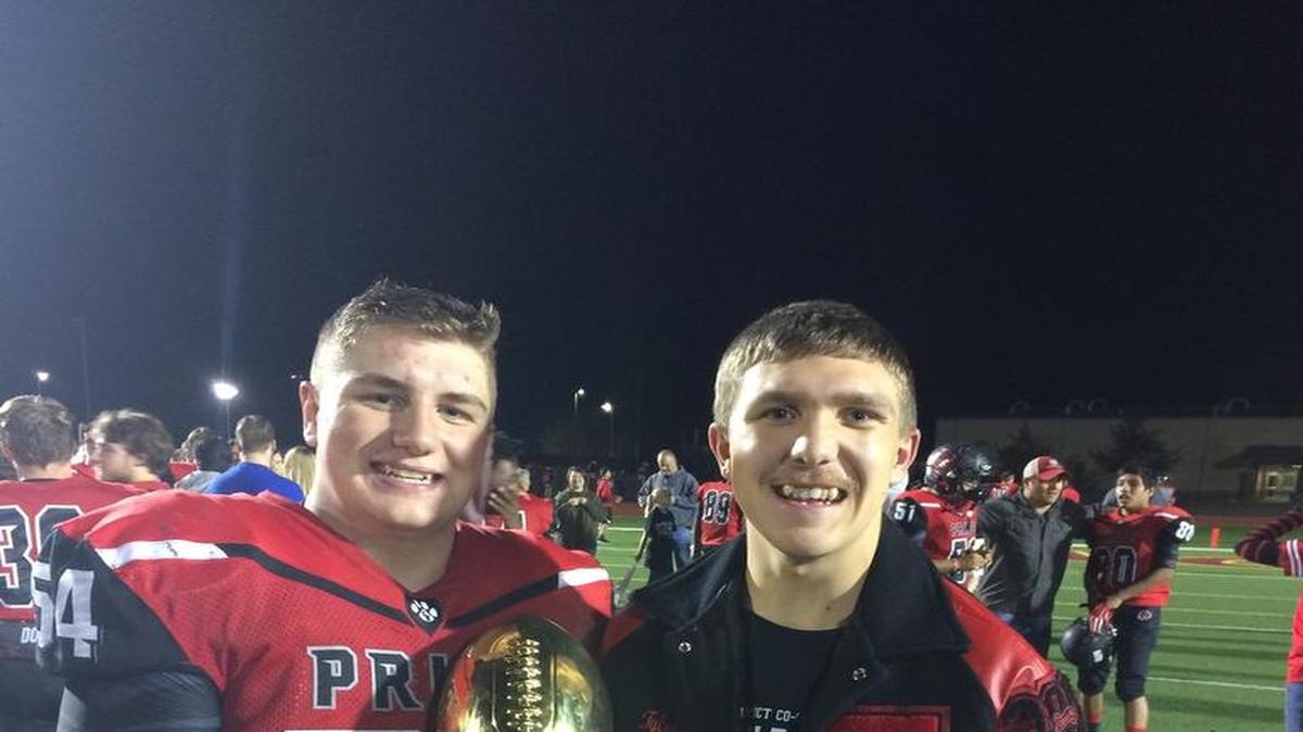 From left, Dylan and Tyler Francis.