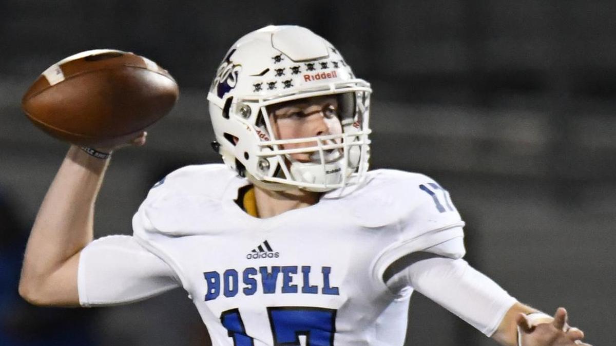 Boswell quarterback Brayden Thomas had a monster night.