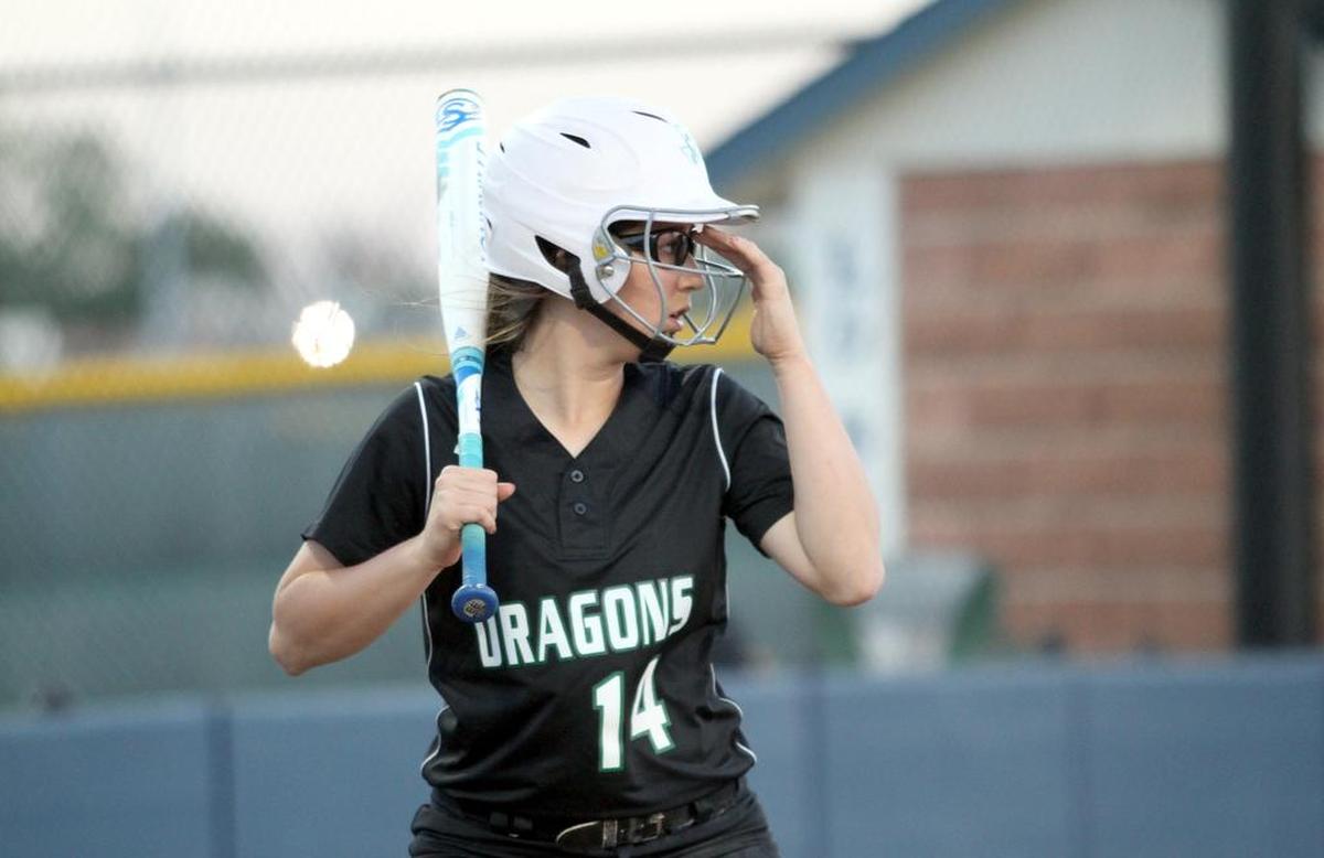 Junior catcher Gaby Garcia has been one of the few Lady Dragons who hasn’t had to change position this season.