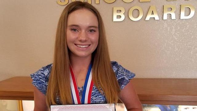 Fort Worth Paschal’s Shauna Galvin was honored Tuesday by the Fort Worth ISD for her third-place finish at the UIL state Class 6A tennis tournament in College Station.