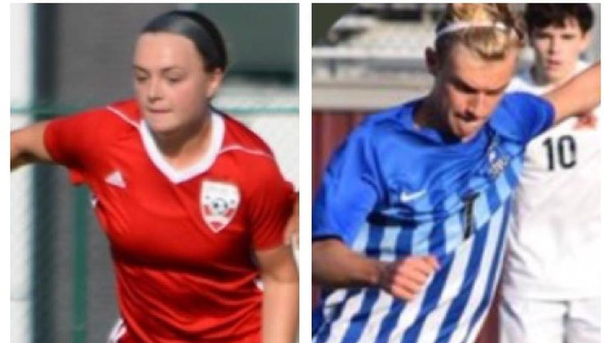 Burleson’s Maycie Massingill (left) and Midlothian’s Christian Naizer (right) are named soccer players of the week.