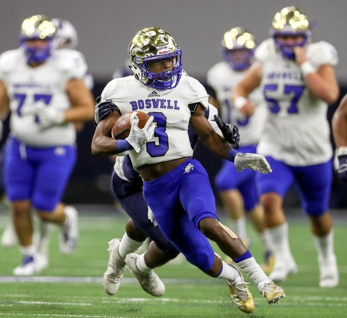 Boswell is in a tough District 3-5A Division 1 with Azle, Crowley, Arlington Heights, South Hills, Chisholm Trail, Granbury, Saginaw and White Settlement Brewer.
