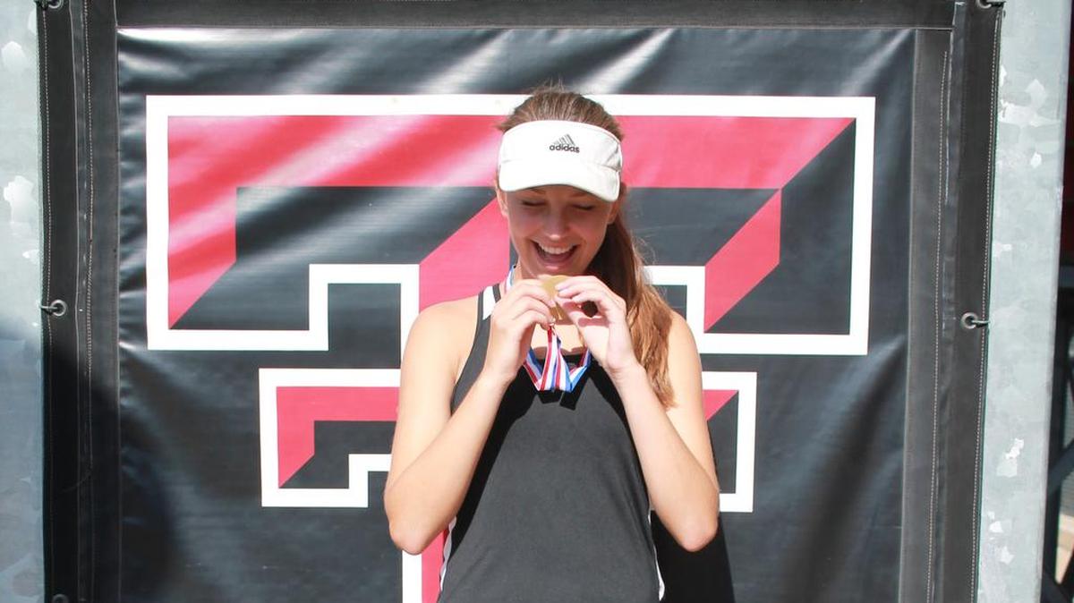Gretchen Pfeiffer won a regional championship as a freshman and is getting ready for the unexpected opportunity to compete at state.