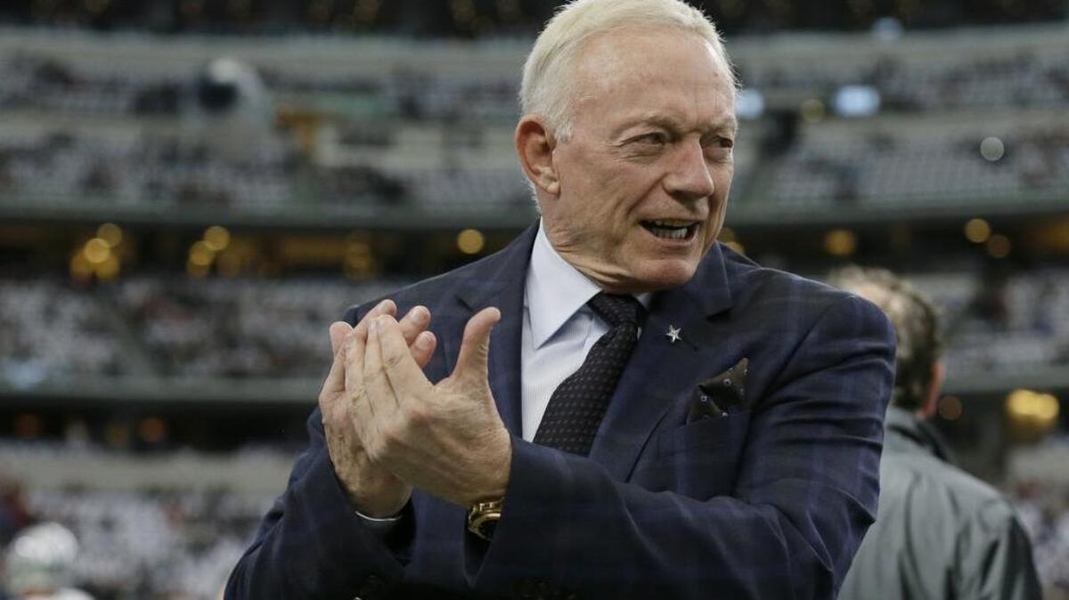 Dallas Cowboys team owner Jerry Jones is excited about having the fourth overall pick in the 2016 NFL Draft. He is open to drafting a quarterback and hoping for another Troy Aikman.