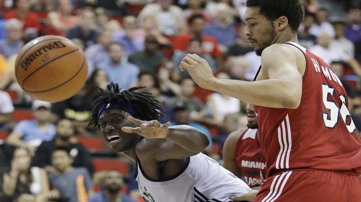 The Dallas Mavericks and Baylor ex Johnathan Motley, left, are undefeated at 3-0 in the Las Vegas Summer League and have advanced to the second round of the playoffs Thursday. They will take on the winner of Wednesday’s late game between the Bucks and the Kings. Thursday’s matchup is set for 7:30 p.m. and will be televised on ESPN2.