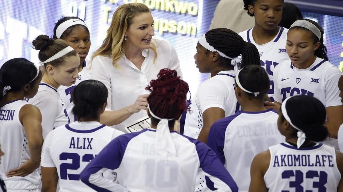 TCU women’s basketball coach Raegan Pebley and the Horned Frogs hope to solve a strategy to upset No. 2 Baylor on Wednesday in Waco. The game will be televised at 7 p.m. on Fox Sports Southwest.
