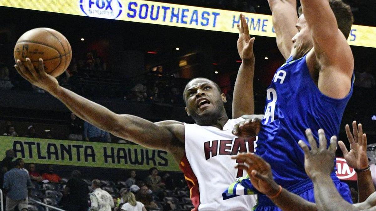 Dion Waiters, left, and the Miami Heat travel to Dallas to take on the the Mavericks on Monday at American Airlines Center. Fox Sports Southwest has the coverage starting at 7:30 p.m.