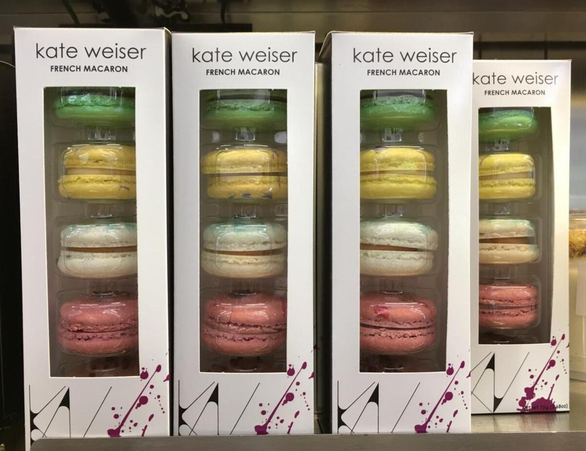 Macarons from Dallas’ Kate Weiser at the Dean & DeLuca pop-up store