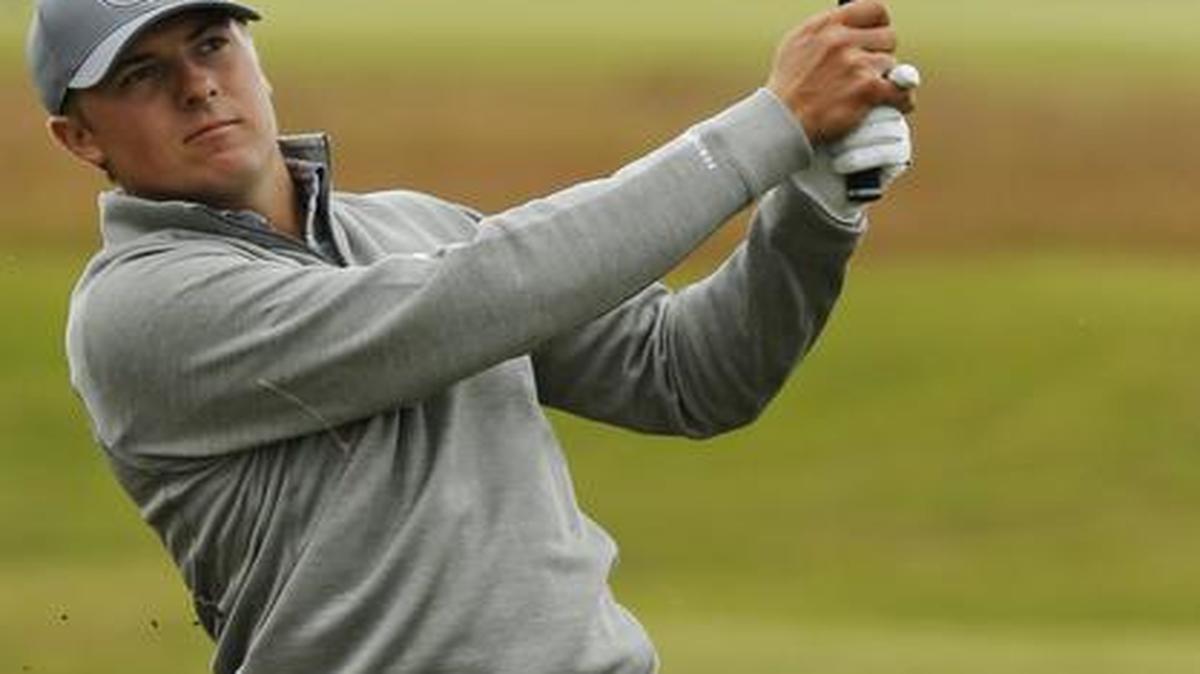 
Jordan Spieth will try to join Ben Hogan as the only modern-era golfers to win the first three legs of golf’s Grand Slam at the British Open, which starts Thursday at St. Andrews in Scotland.
