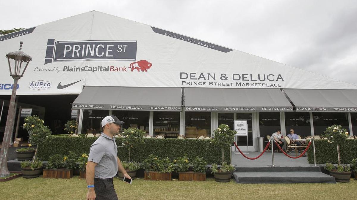 The Dean & Deluca store front will be near the ninth fairway for the PGA Tour Invitational event at Colonial Country Club.