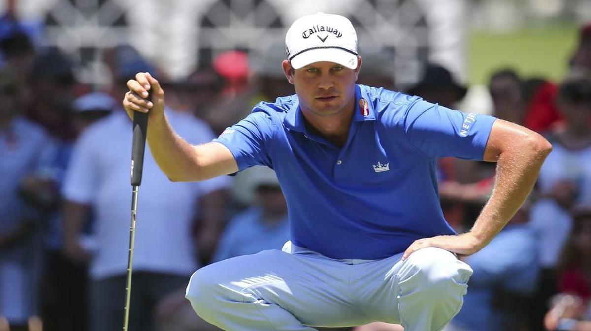 Harris English, above, had a strong game Sunday with a final-round 66, but he couldn’t find a way to hold off Jordan Spieth at the Dean & DeLuca Invitational at Colonial Country Club.