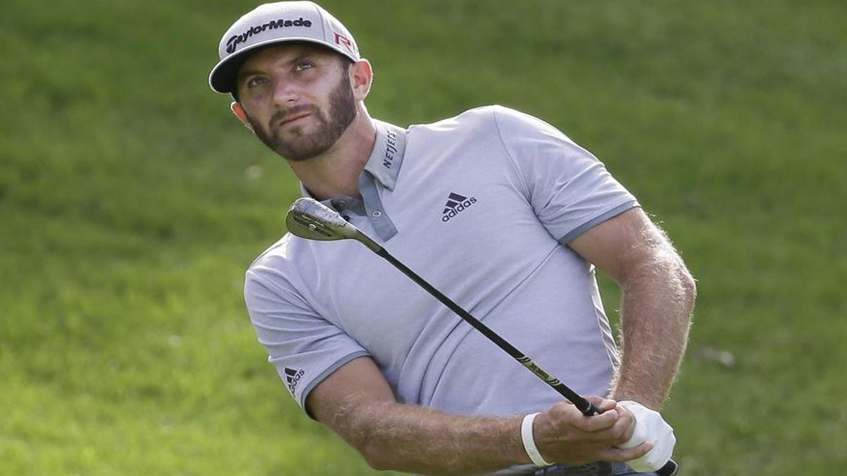 
Dustin Johnson fell apart at the par-4 sixth on Sunday, taking himself out of the mix at the AT&T Byron Nelson. (AP Photo/LM Otero)
