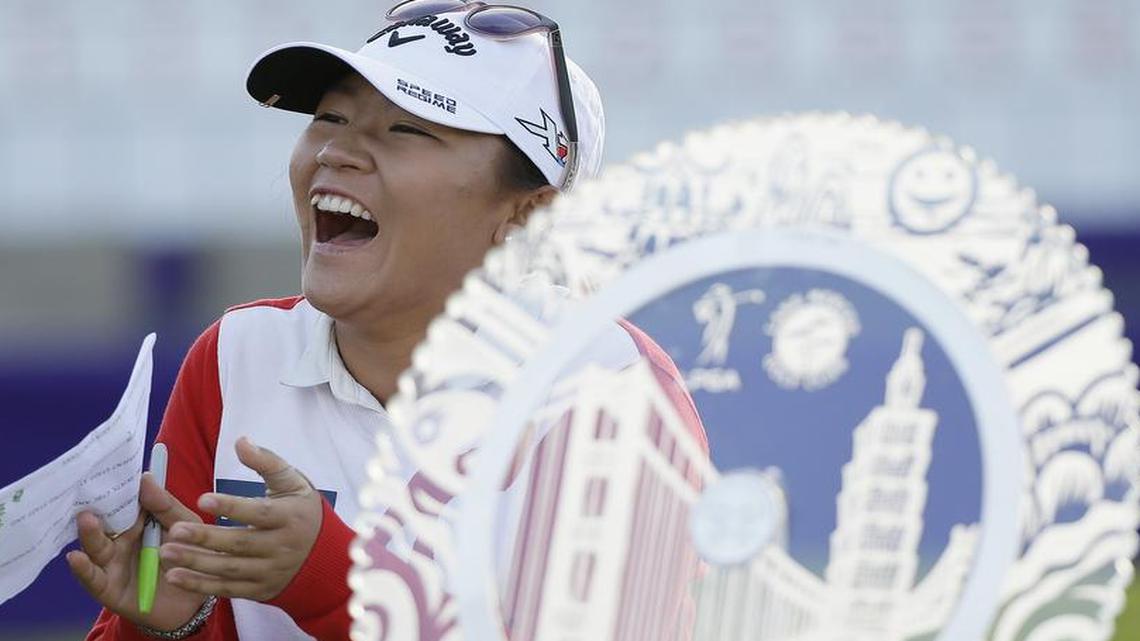 
Lydia Ko of New Zealand won the Swinging Skirts LPGA Classic in San Francisco on Sunday, her second consecutive win in the event and seventh LPGA Tour title. She turned 18 on Friday. 
