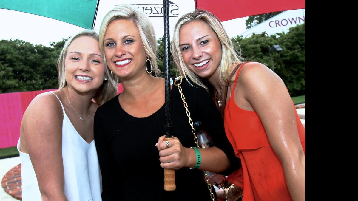
Despite all the rain, Colonial fans kept smiling.
