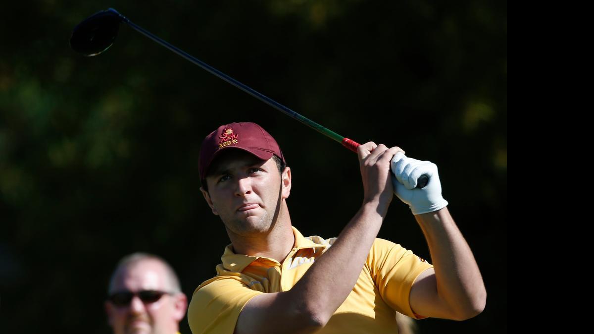 
Arizona State junior Jon Rahm, the world’s top-ranked amateur, was named the winner of the 2015 Ben Hogan Award on Monday night. 
