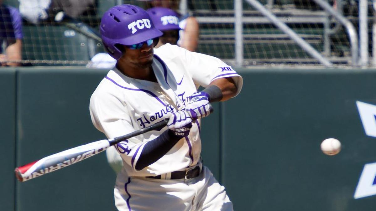 TCU and Michael Landestoy take a swing at Stephen F. Austin on Tuesday at Lupton Stadium. The game will be televised at 6:30 p.m. on FSSW Plus.
