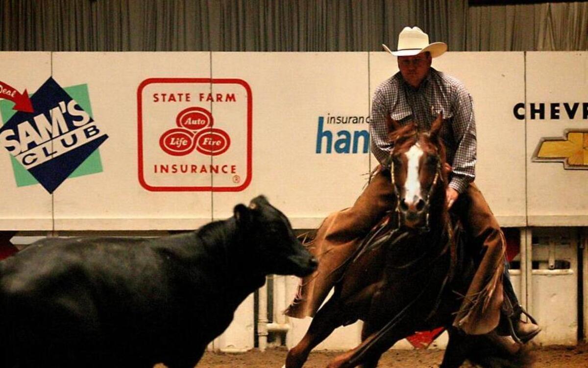 Tommy Marvin won the National Cutting Horse Association World Championship Futurity 10 years ago. He hopes to do it again this year.