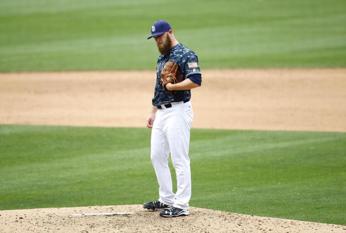 Padres pitcher Kevin Quackenbush doesn’t have an especially odd beard. He’s just one of many on the beard-laden Padres’ roster. But that name, Quackenbush, it stands out and goes well with a beard.