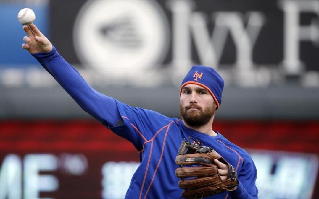 Daniel Murphy of the Mets has a major league playoff record six consecutive games with a homer.