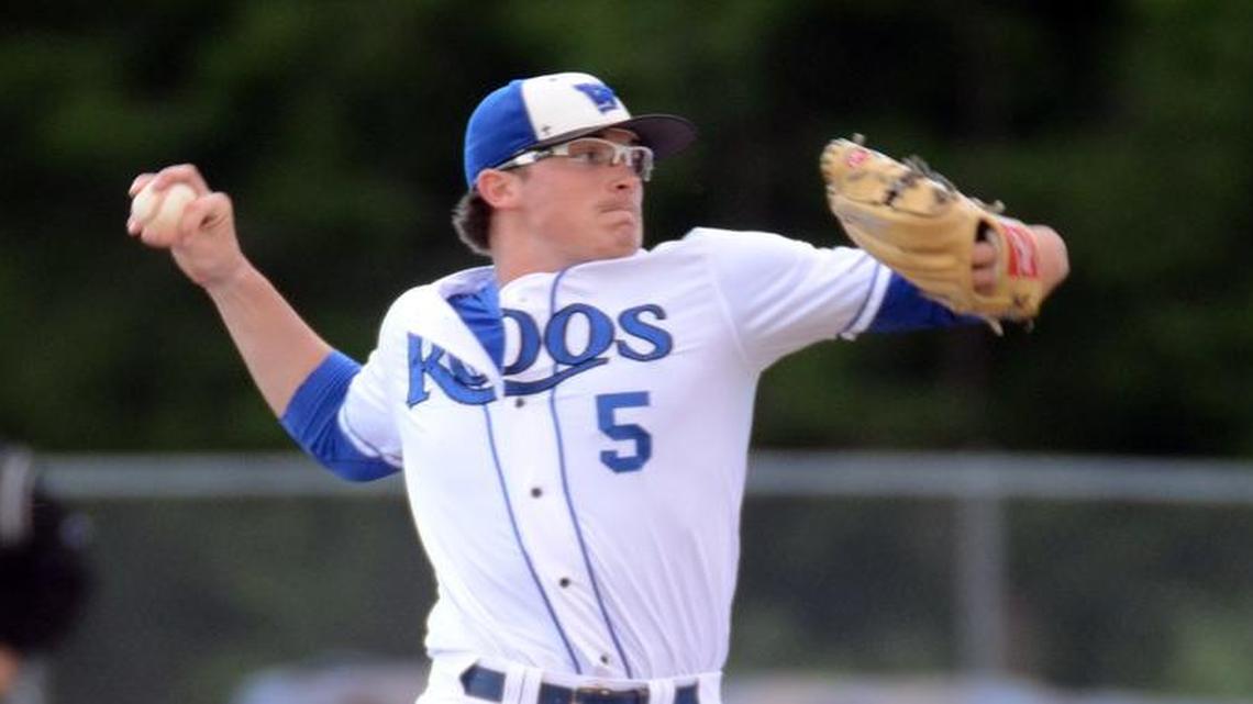 
Because he has a fastball that is consistently in the mid-90s, Beau Burrows is expected to be a high MLB draft pick.

