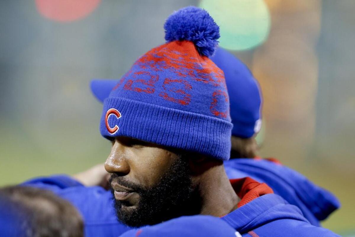 Cubs slugger Jason Heyward has a classy, short-trimmed beard which probably helped keep him warm on a chilly night last week in Pittsburgh.