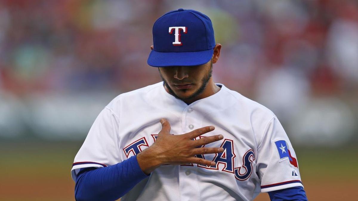 
Rangers pitcher Martin Perez will be sidelined for a while to allow a tight left groin muscle to heal before resuming his rehab work in the minors. Perez felt the tightness during his first rehab start on Wednesday at Frisco.
