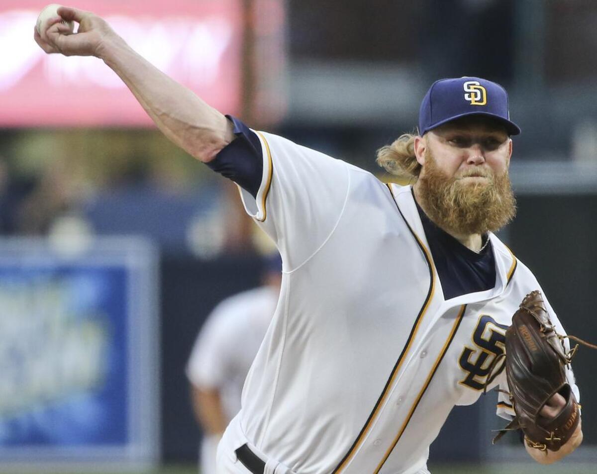 Former TCU pitcher and Padres starter Andrew Cashner has sported one of the fuller beards in the league for several years.