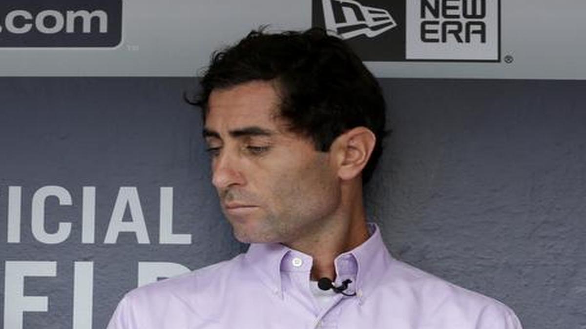 
A.J. Preller, right, turned to Pat Murphy to manage the Padres after firing Bud Black on Monday.
