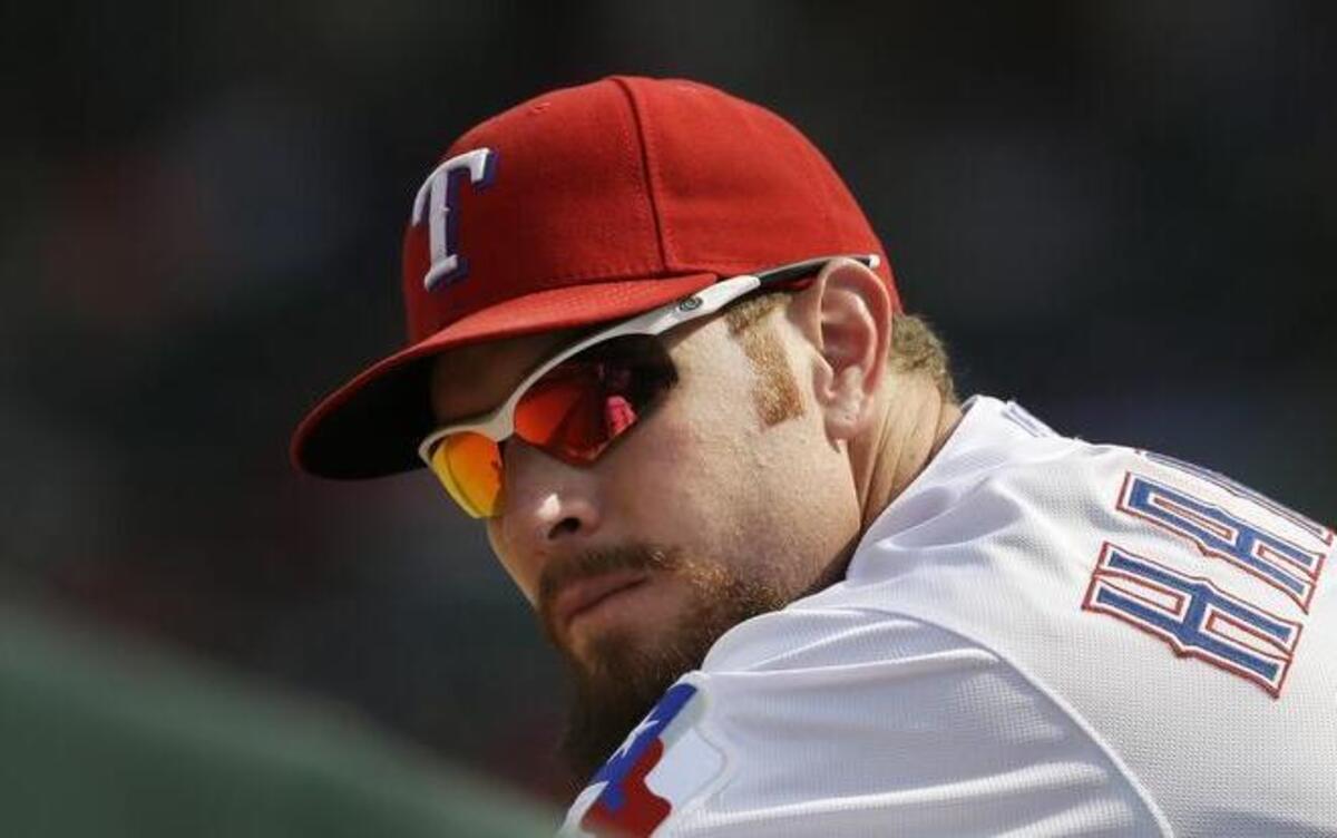 
Josh Hamilton will be watching fewer games from the dugout as long as his left knee remains healthy.
