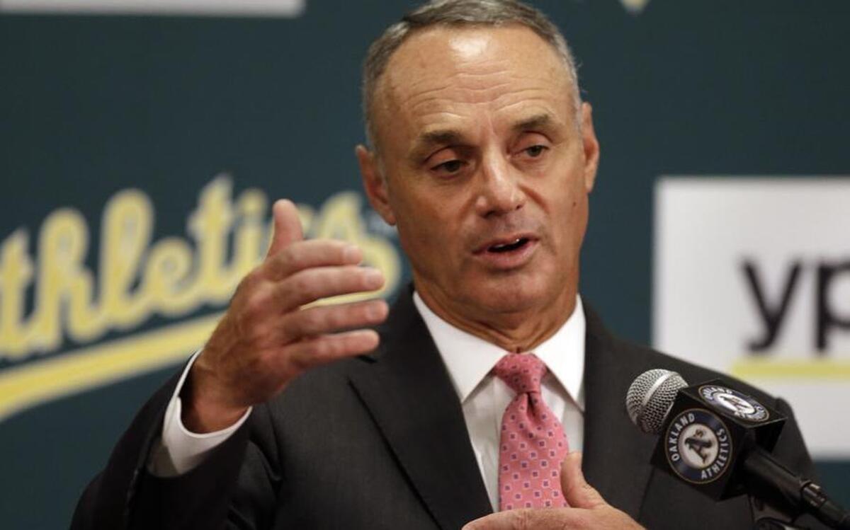
Baseball Commissioner Rob Manfred needs to address the future of franchises in Oakland and Tampa-St. Petersburg before diving into other problem areas. 


