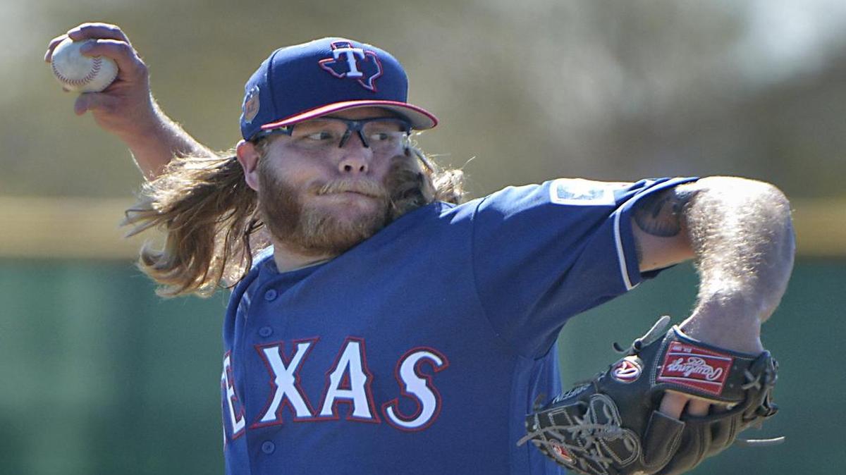 Rangers starting pitcher A.J. Griffin has pitched well this spring and appears to have earned the fourth spot in the rotation.