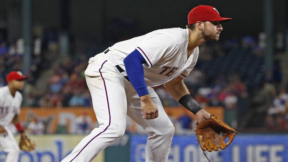 Joey Gallo was in Arlington on Sunday for an evaluation on his right hamstring.