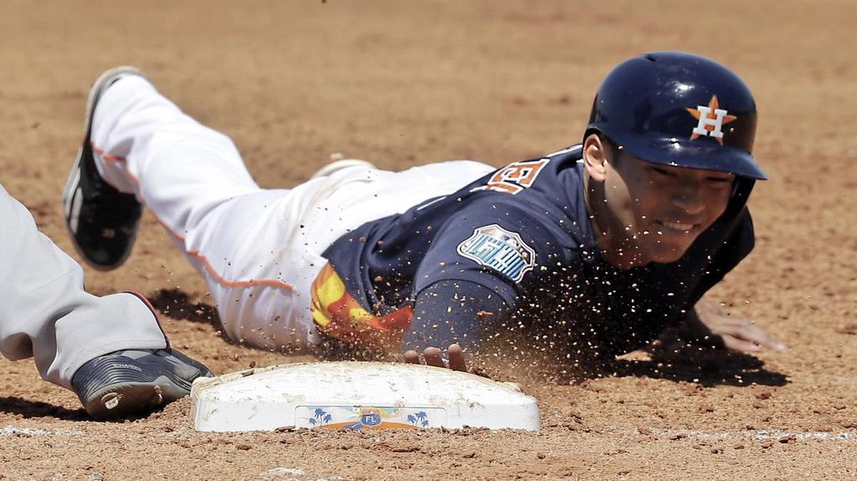Shortstop Carlos Correa (age 21), the AL Rookie of the Year last season, and the young Astros could be sliding toward a division title in 2016.