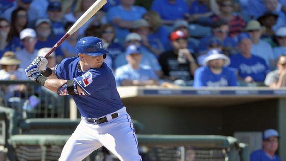 
Ryan Rua is one of four players on the Rangers’ spring roster who has battled Ohio winters to make it to pro baseball.
