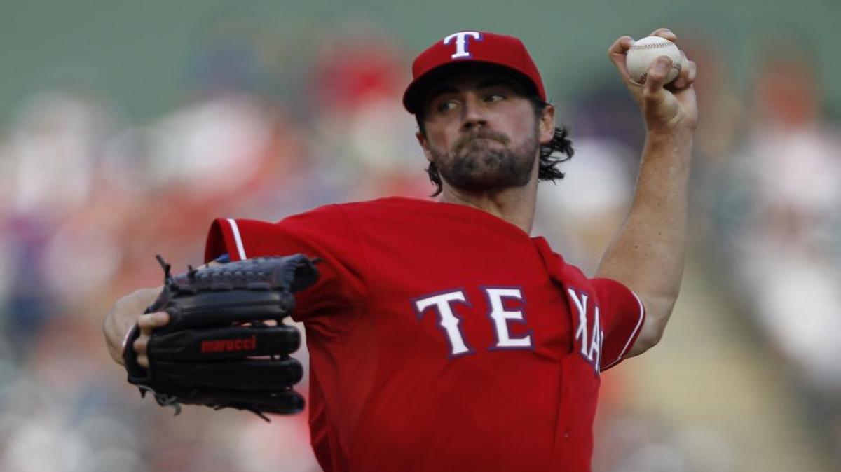 
Cole Hamels battled into the eighth inning Saturday night but gave up five runs. 


