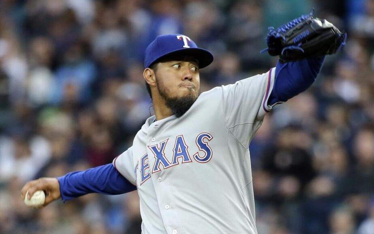 
Right-hander Yovani Gallardo didn’t allow a run Friday in six-plus innings, marking his best start so far for the Rangers.
