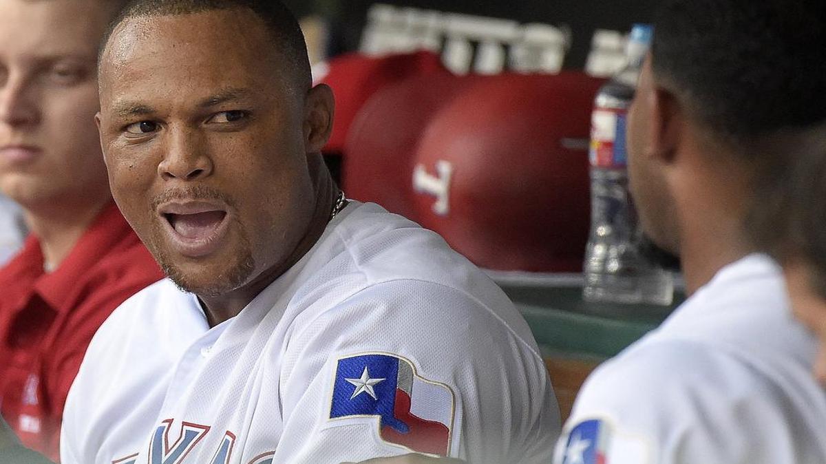 It’s well known how Rangers third baseman feels about having his head touched. It’s certain he wouldn’t stand for anyone trying to remove the Texas flag from his uniform either.