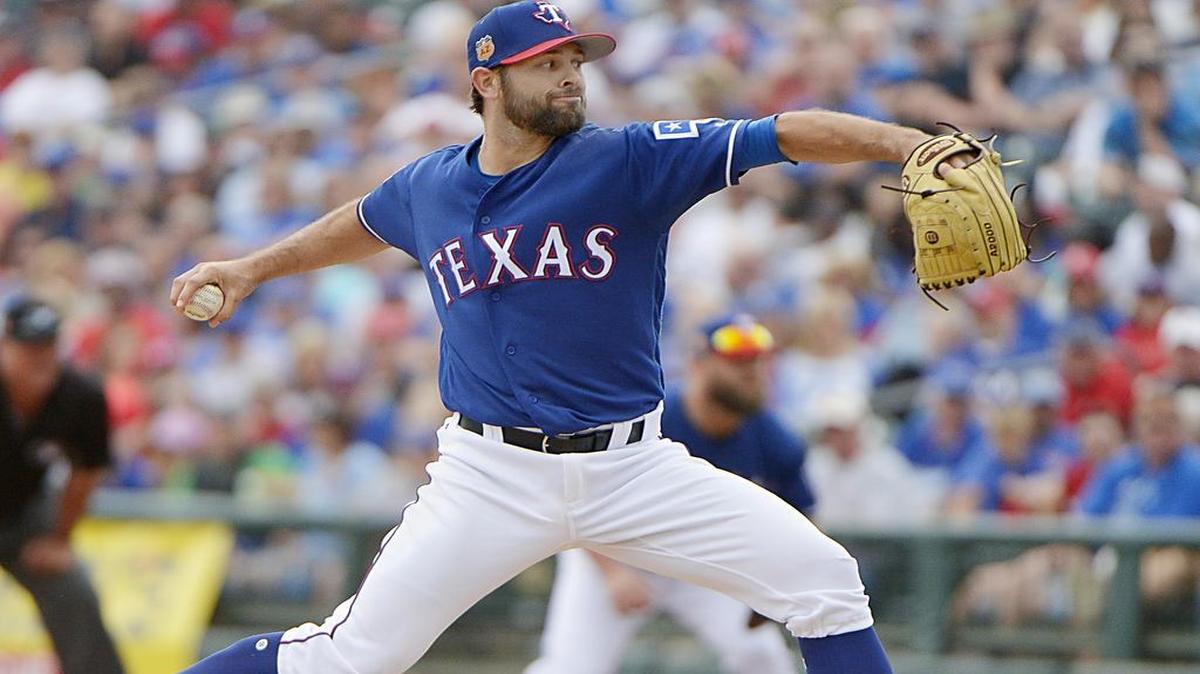 Rangers starting pitcher Nick Martinez will start the season with Triple A Round Rock.