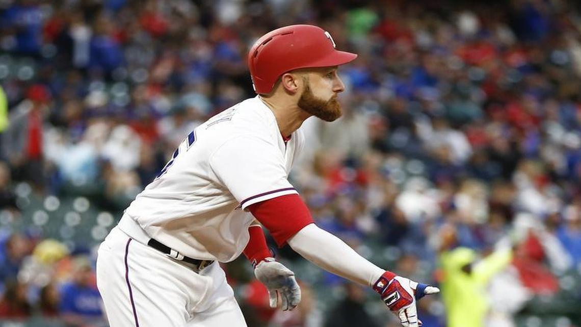 Jonathan Lucroy hasn’t been as productive as the plate as he was last season after the Rangers acquired him.
