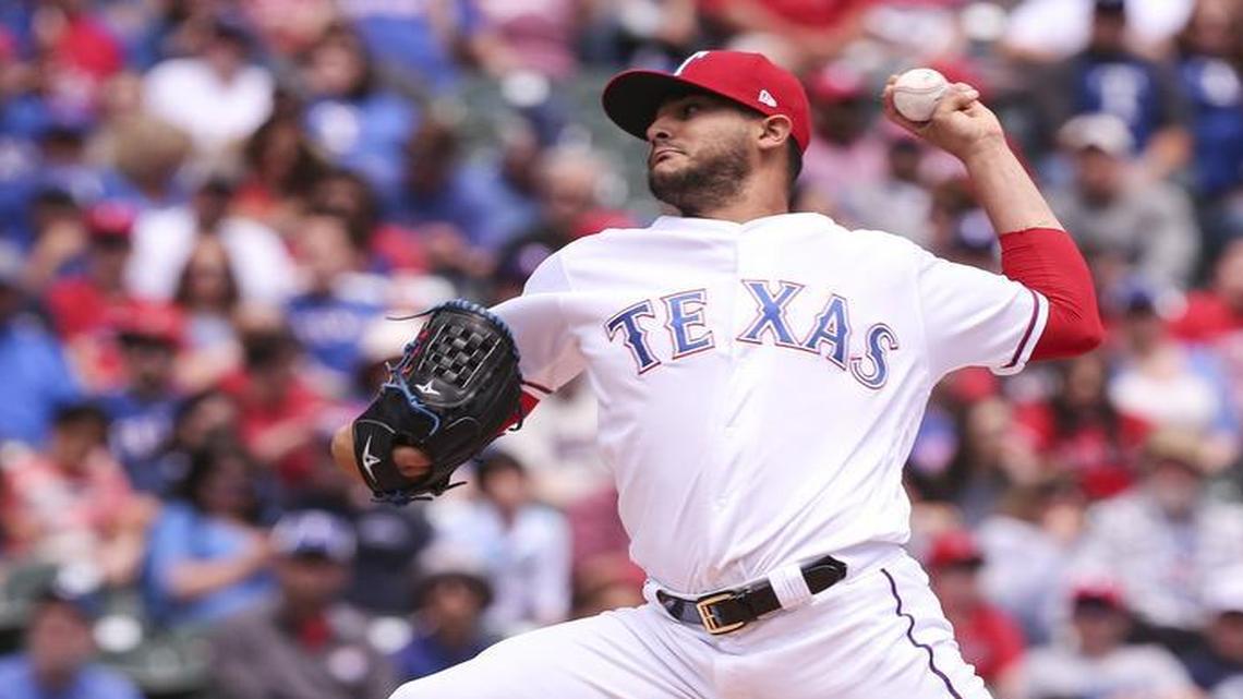 Martin Perez is trending the right way entering his start Thursday. He has walked only two batters in his past two starts.