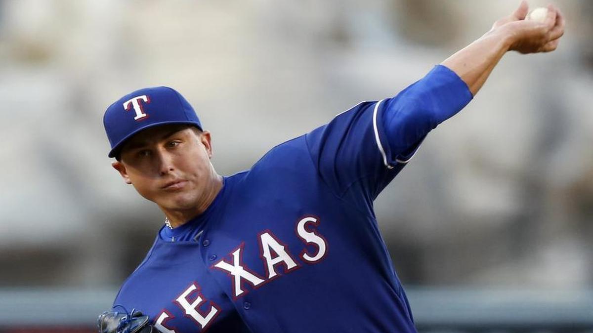 
Derek Holland allowed one run on three hits in eight innings, a terrific encore to his three-hitter last weekend.
