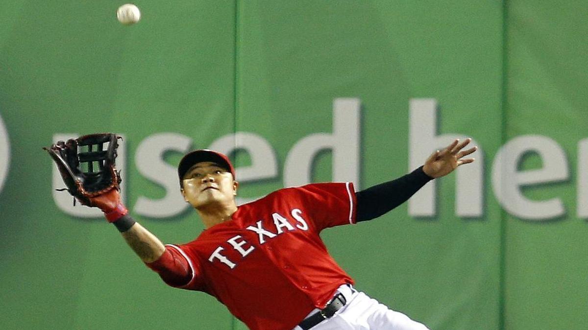 Shin-Soo Choo ranked No. 213 out of 216 right-fielders with a minus-11 score in defensive runs saved above average.