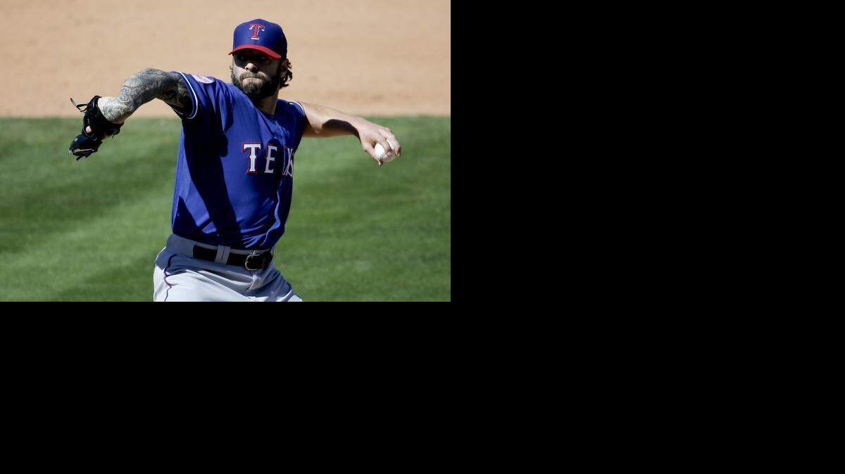 
Rangers relief pitcher Joe Beimel allowed seven runs (four earned) on five hits in 1/3 of an inning Tuesday in an 11-11 tie with the Dodgers.
