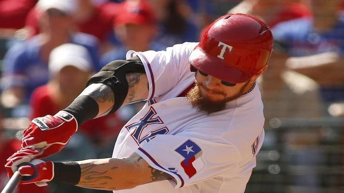 Josh Hamilton connected for eight home runs in 50 games last season for the Rangers, who still see the talent but also see the injury history.