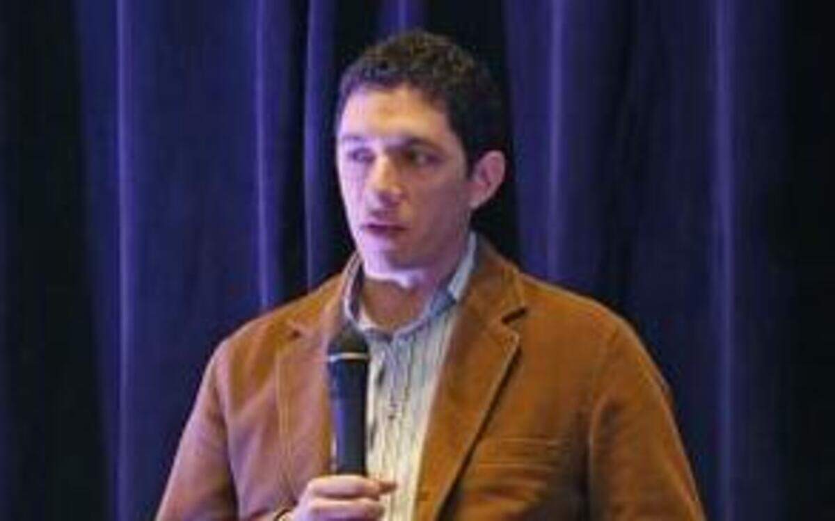 
Rangers general manager Jon Daniels takes questions at Rangers Fan Fest at Globe Life Park.
