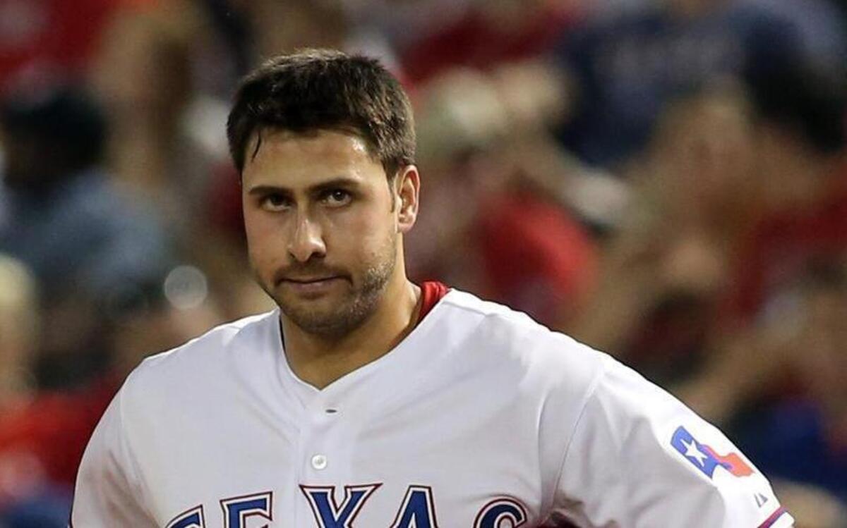 
Rangers third baseman Joey Gallo made his first professional start in center field Saturday against the Blue Jays. 
