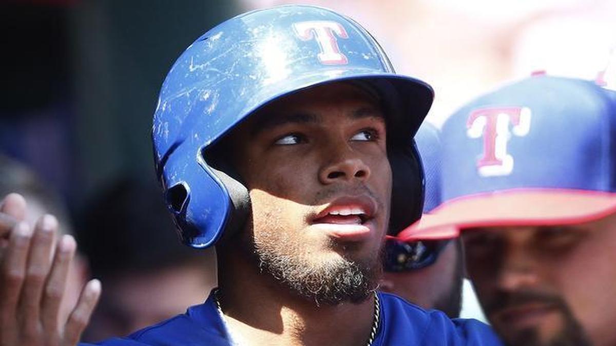 
Nick Williams’ eyes used to be on college football. Now, they are on the Rangers after a big season so far at Double A Frisco.
