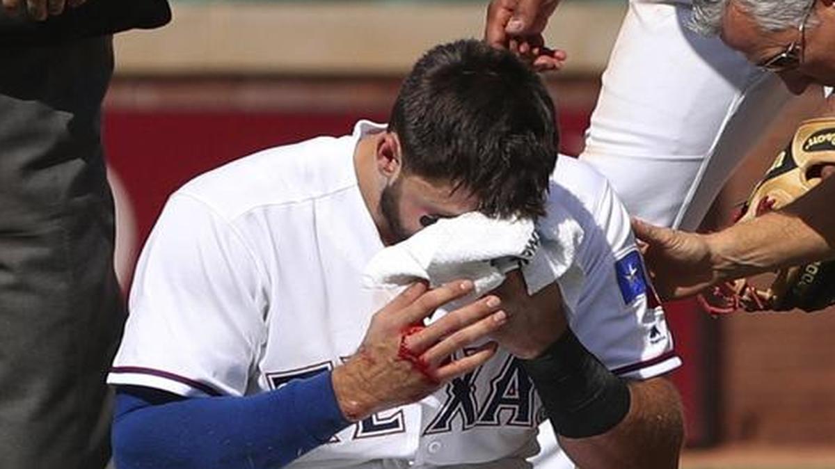 Joey Gallo showed improvement Tuesday, but the Rangers placed him on the seven-day concussion list. He can play again Aug. 29.