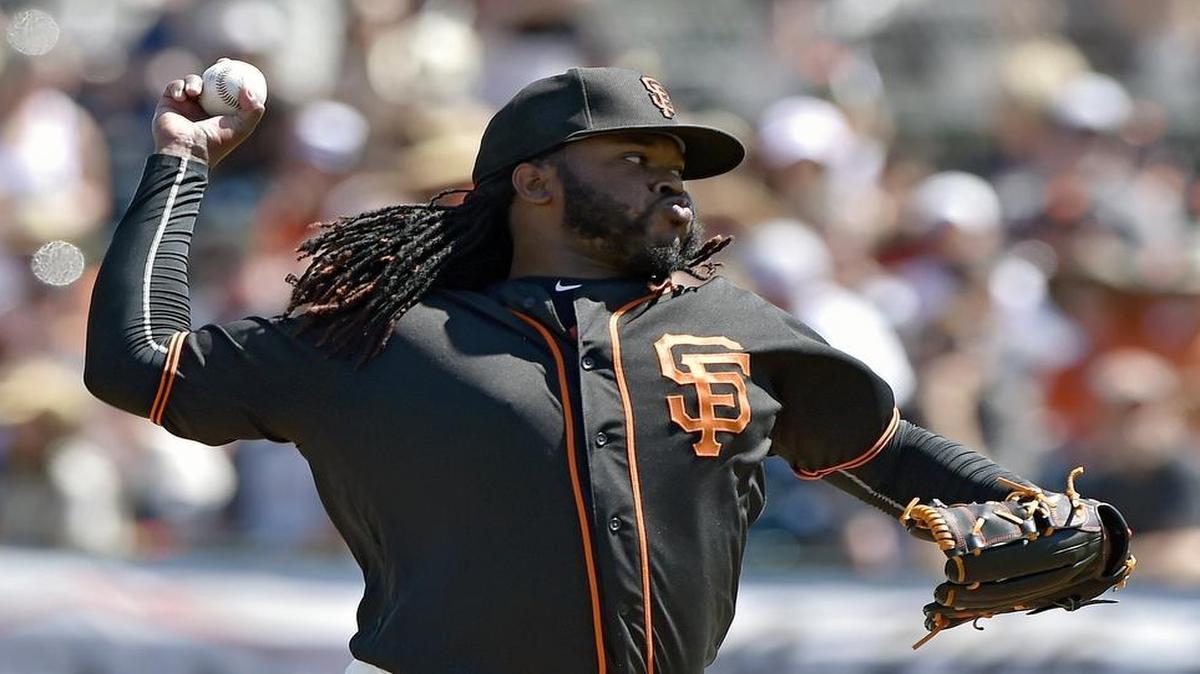 Veteran right-hander Johnny Cueto boosts the Giants’ rotation after signing a six-year, $130 million deal in December.