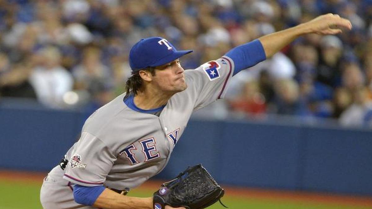 
Acquired at the trade deadline, pitcher Cole Hamels brought his A game to the Rangers.

